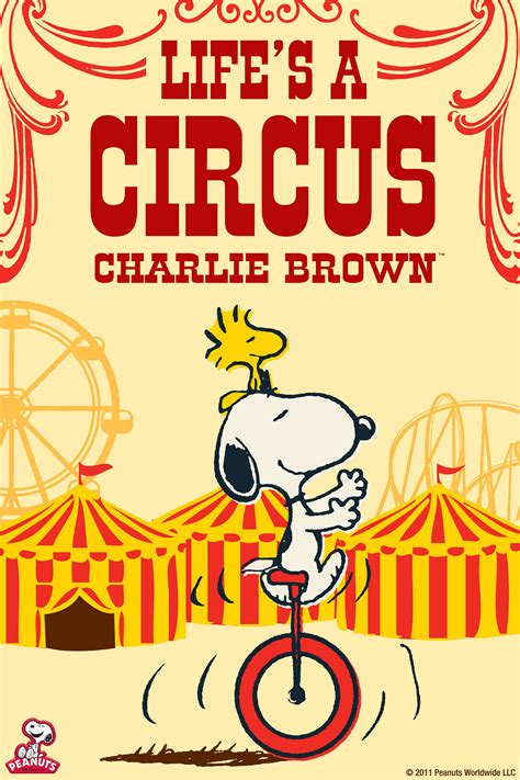 life is a circus snoopy.